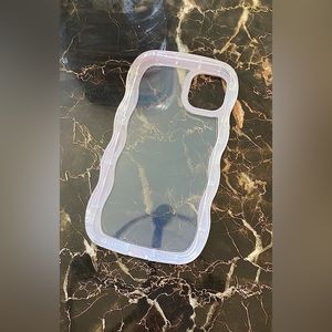 Caseative Wave Frame Shape Shockproof case Purple,iPhone 11